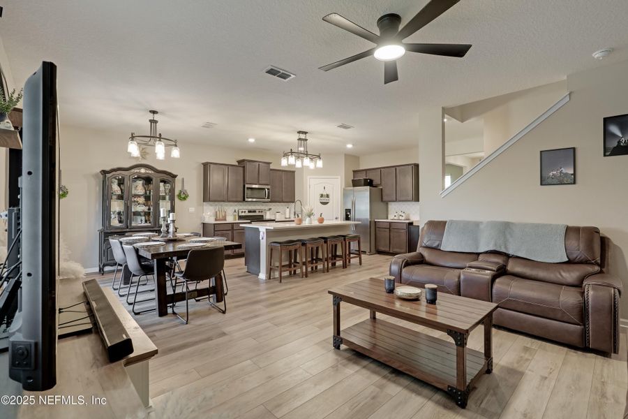 Furnished interior view inside a new home in , Green Cove Springs (Image 39). Furnished interior view inside a new home in , Green Cove Springs (Image 39).