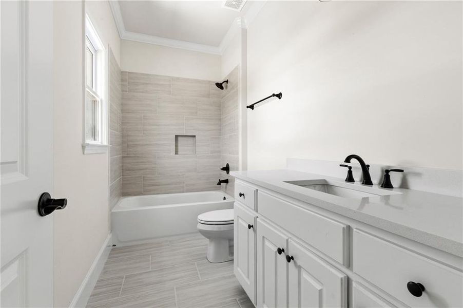 Furnished interior view inside a new home in , Canton (Image 5).