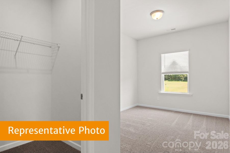 Bedroom 3 w/ walk-in closet