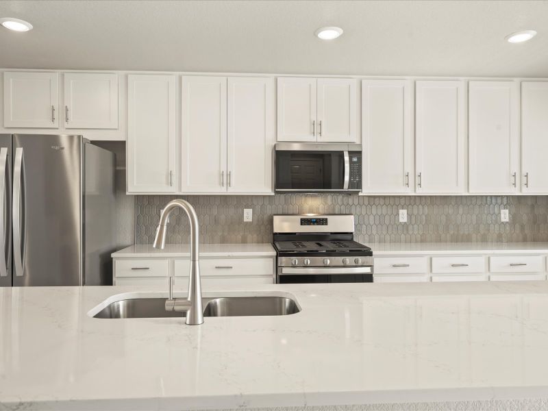 The Crestone floorplan interior image taken at a Meritage Homes community in Morrison, CO.