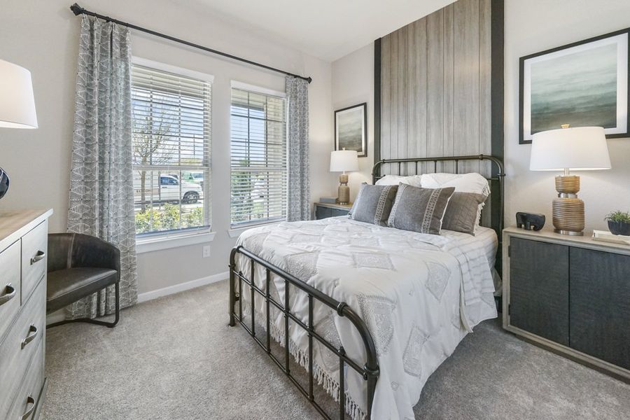 Furnished interior view inside a new home in Wood Leaf Reserve, Tomball (Image 17).