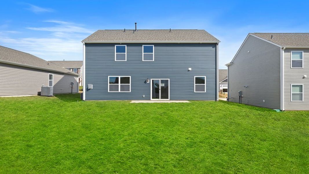 Exterior details and patio area of a home in Spring Ridge, Anderson (Image 2).