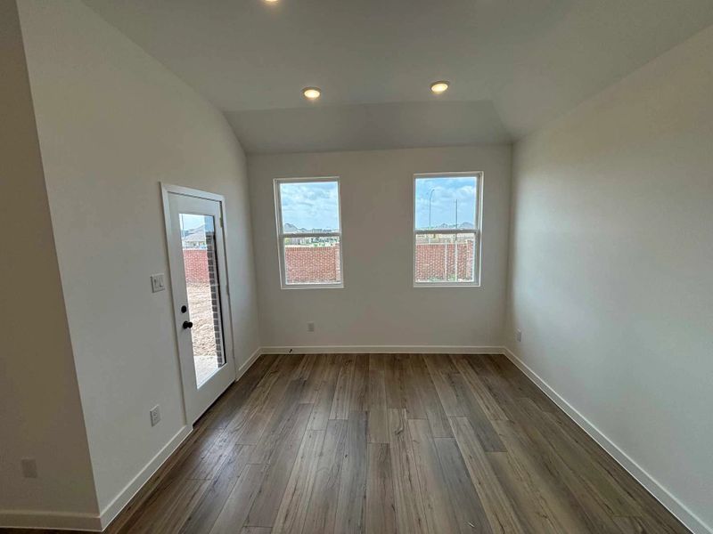 Breakfast Nook Construction Progress