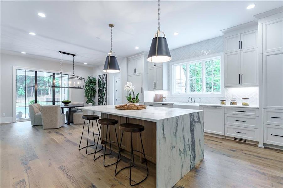 Furnished interior view inside a new home in , Atlanta (Image 13).