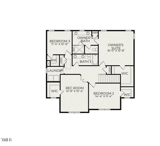 Fairfield Craftsman Floorplan 2nd