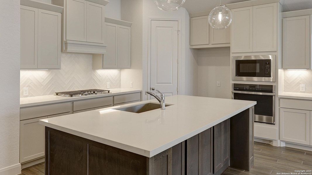 Furnished interior view inside a new home in Kallison Ranch 50', San Antonio (Image 7).