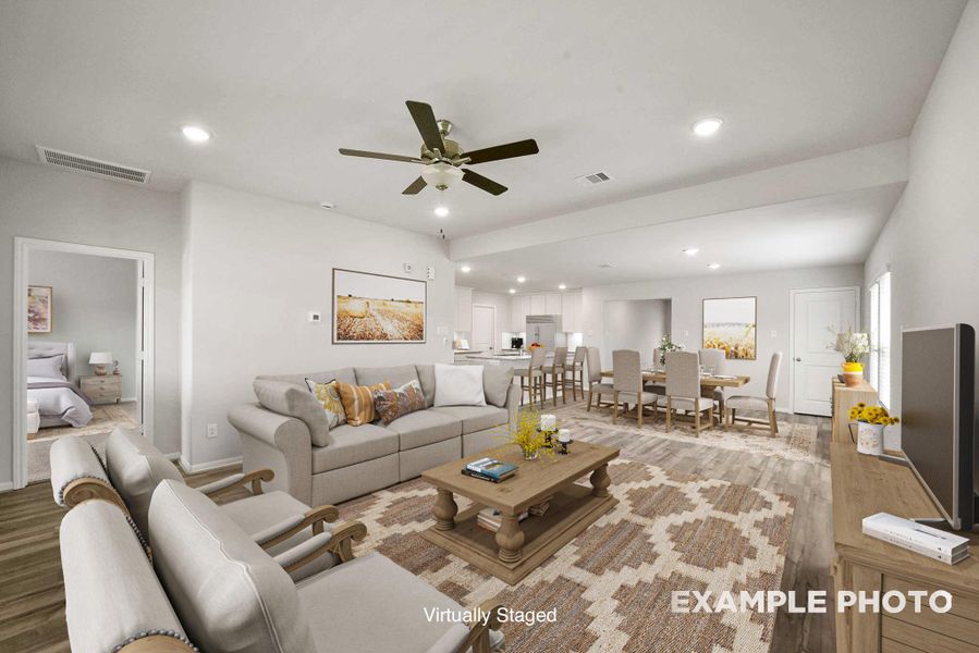 Furnished interior view inside a new home in Emberly, Beasley (Image 15).