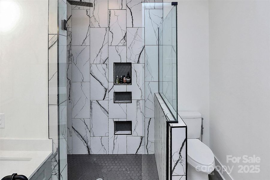 Primary shower Primary shower