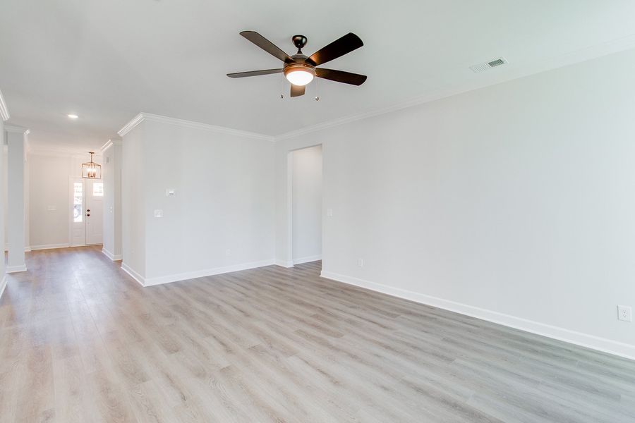 Spacious, unfurnished interior of a new home in Pebble Branch, Chapin (Image 25).