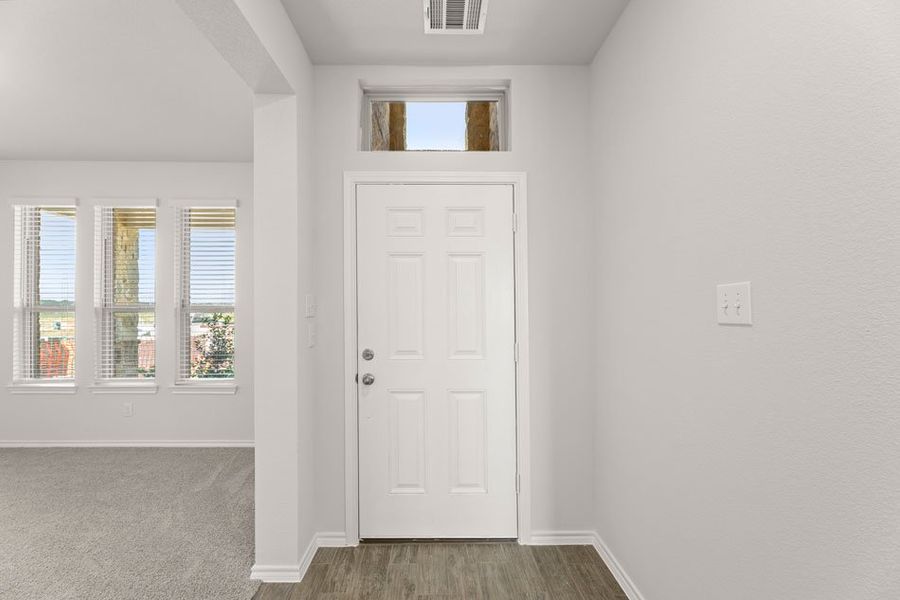 Front exterior of a new home in Northspur, Terrell, TX, highlighting curb appeal (Image 5). Front exterior of a new home in Northspur, Terrell, TX, highlighting curb appeal (Image 5).