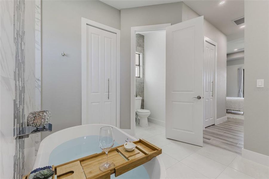 Furnished interior view inside a new home in , Cape Coral (Image 17). Furnished interior view inside a new home in , Cape Coral (Image 17).