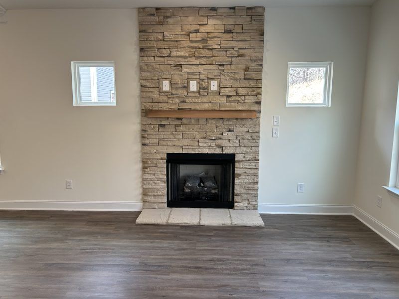 Spacious, unfurnished interior of a new home in Miller's Reserve, Winston-Salem (Image 21).