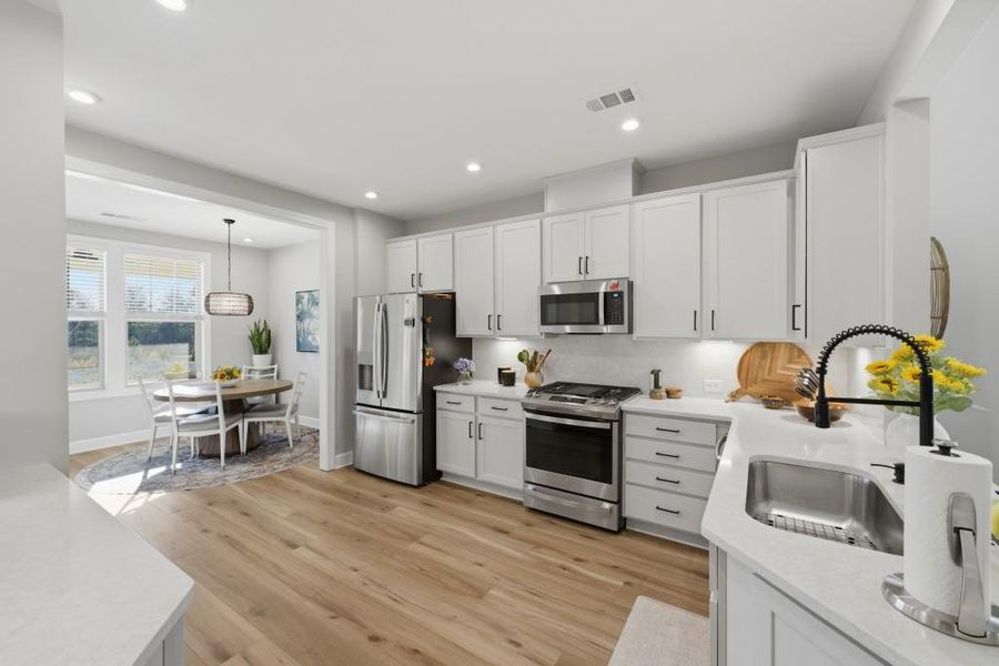 Furnished interior view inside a new home in , Hoschton (Image 32).