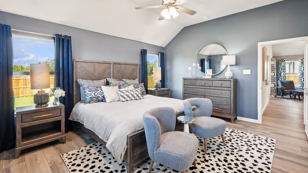 Furnished interior view inside a new home in Pebblebrook, Sherman (Image 12).