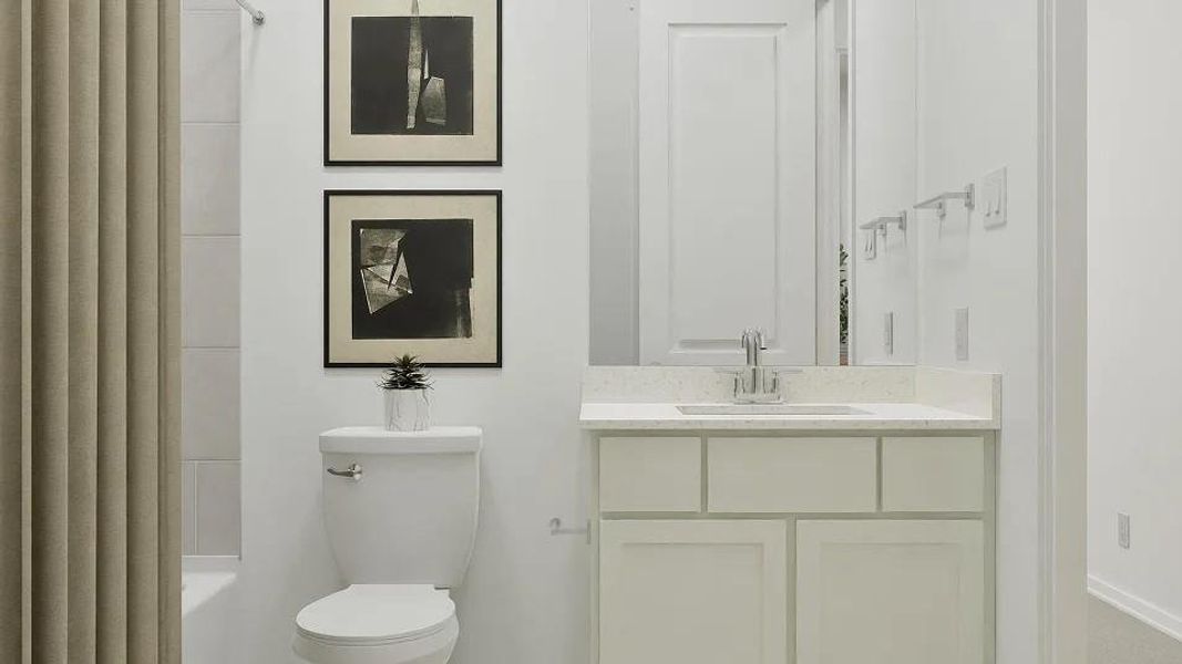 Furnished interior view inside a new home in Cotton Brook, Hutto (Image 20).