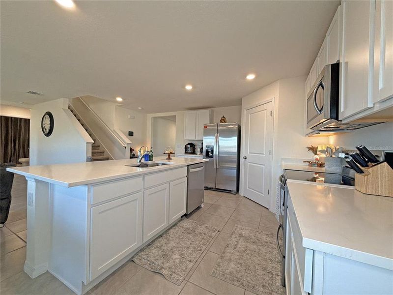 Furnished interior view inside a new home in Ocala Crossings South, Ocala (Image 10). Furnished interior view inside a new home in Ocala Crossings South, Ocala (Image 10).