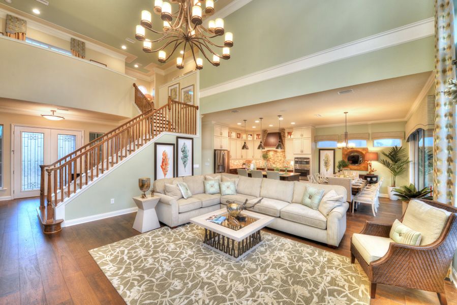 Representative furnished interior of a home built from the Victoria - Elite Series by ICI Homes in Reflections at Seabrook, Nocatee (Image 11).