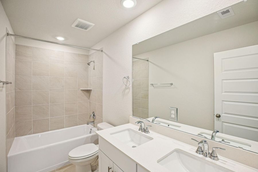 Furnished interior view inside a new home in Wall Street Village, Richmond (Image 13). Furnished interior view inside a new home in Wall Street Village, Richmond (Image 13).