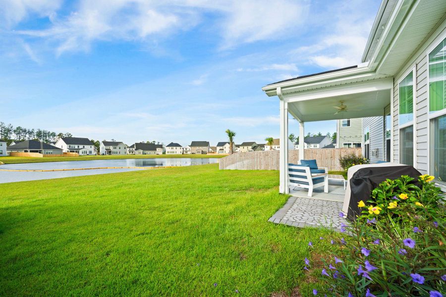 Exterior details and patio area of a home in Lochton, Summerville (Image 2). Exterior details and patio area of a home in Lochton, Summerville (Image 2).