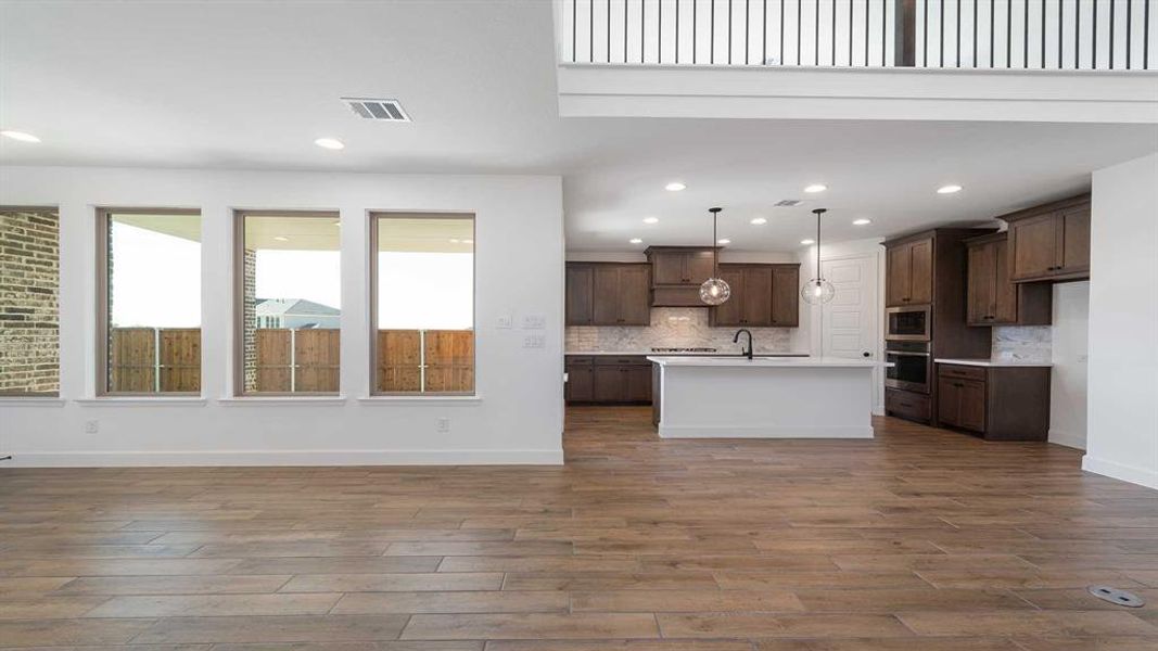 Spacious, unfurnished interior of a new home in The Heights At Uptown Celina 45', Celina (Image 16). Spacious, unfurnished interior of a new home in The Heights At Uptown Celina 45', Celina (Image 16).