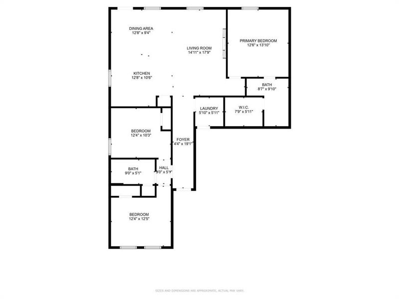 2D floor plan layout of this home in , Tolar, TX (Image 5). 2D floor plan layout of this home in , Tolar, TX (Image 5).
