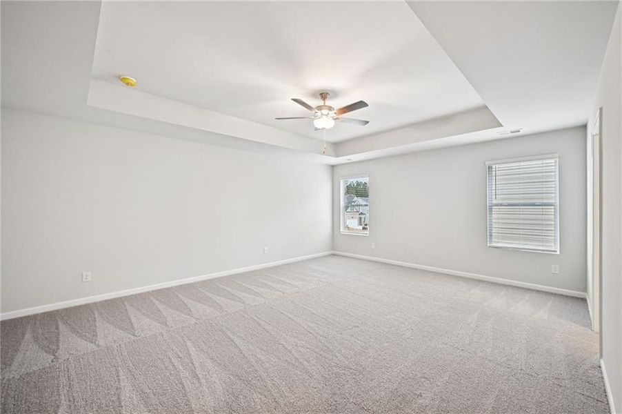 Spacious, unfurnished interior of a new home in The Hills at Cedar Creek, Winder (Image 49).