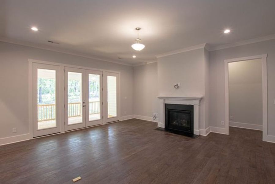 Representative unfurnished interior of a home built from the Atkinson by True Homes in Edgewater - Harbor Pointe, Lancaster (Image 14).