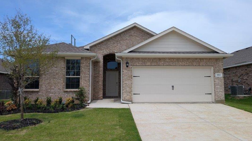 Front Elevation - D.R. Horton's Oxford Floorplan Elevation C - All Home and community information, including pricing, included features, terms, availability and amenities, are subject to change at any time without notice or obligation. All Drawings, pictures, photographs, video, square footages, floor plans, elevations, features, colors and sizes are approximate for illustration purposes only and will vary from the homes as built. Front Elevation - D.R. Horton's Oxford Floorplan Elevation C - All Home and community information, including pricing, included features, terms, availability and amenities, are subject to change at any time without notice or obligation. All Drawings, pictures, photographs, video, square footages, floor plans, elevations, features, colors and sizes are approximate for illustration purposes only and will vary from the homes as built.