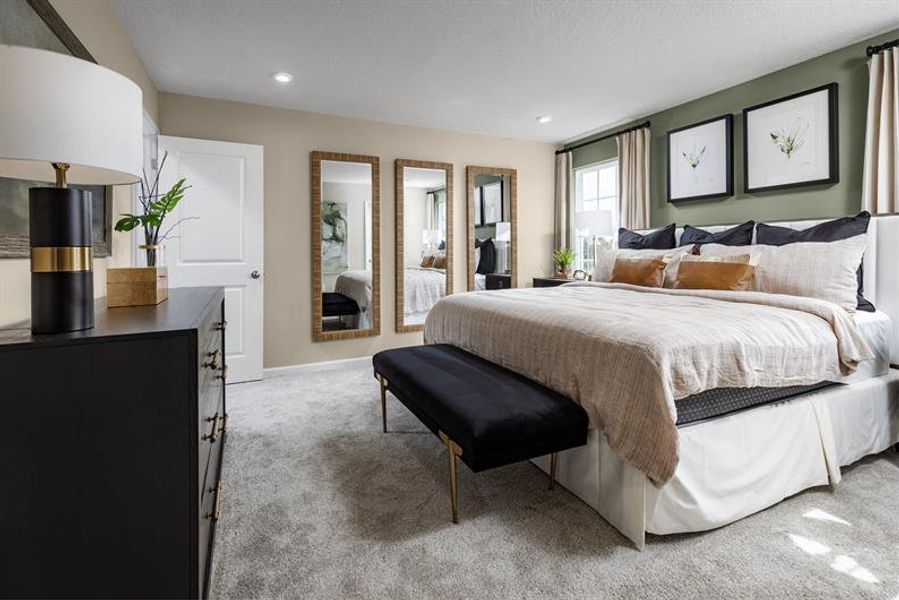 Furnished interior view inside a new home in Pine Pointe at Astonia, Davenport (Image 8).