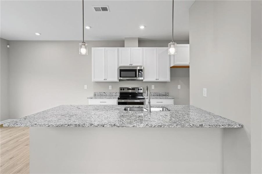 Furnished interior view inside a new home in Villas at Gold Creek, Dawsonville (Image 13).