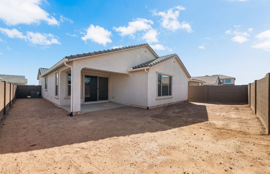 Exterior details and patio area of a home in Blossom Rock, Apache Junction (Image 3).