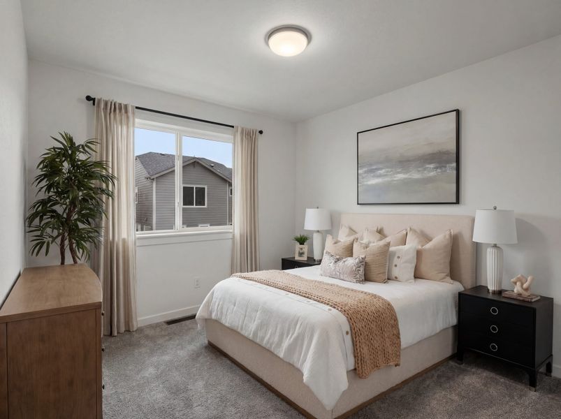 Representative furnished interior of a home built from the Brendon by Lokal Homes in Parkside at Victory Ridge, Colorado Springs (Image 9).