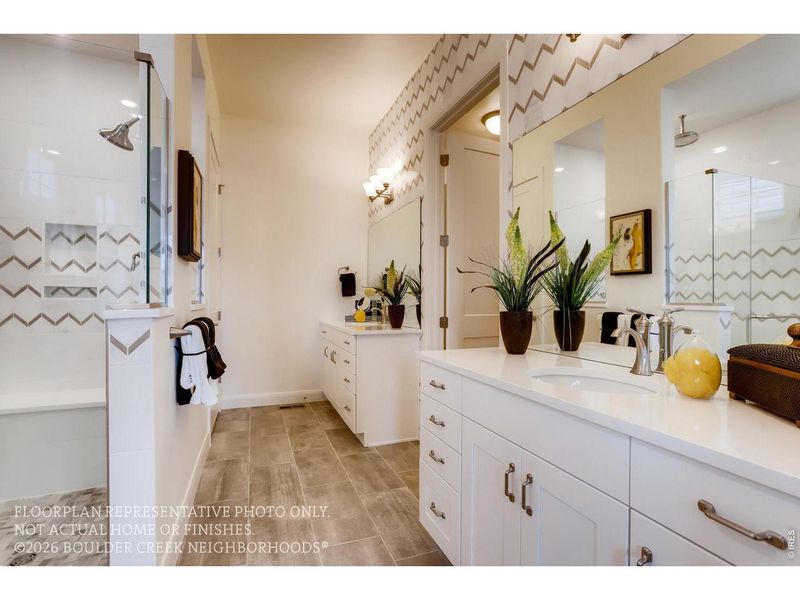 Furnished interior view inside a new home in , Boulder (Image 31). Furnished interior view inside a new home in , Boulder (Image 31).