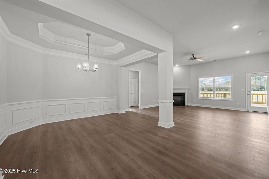 Spacious, unfurnished interior of a new home in Fairfield Harbour, New Bern (Image 17). Spacious, unfurnished interior of a new home in Fairfield Harbour, New Bern (Image 17).