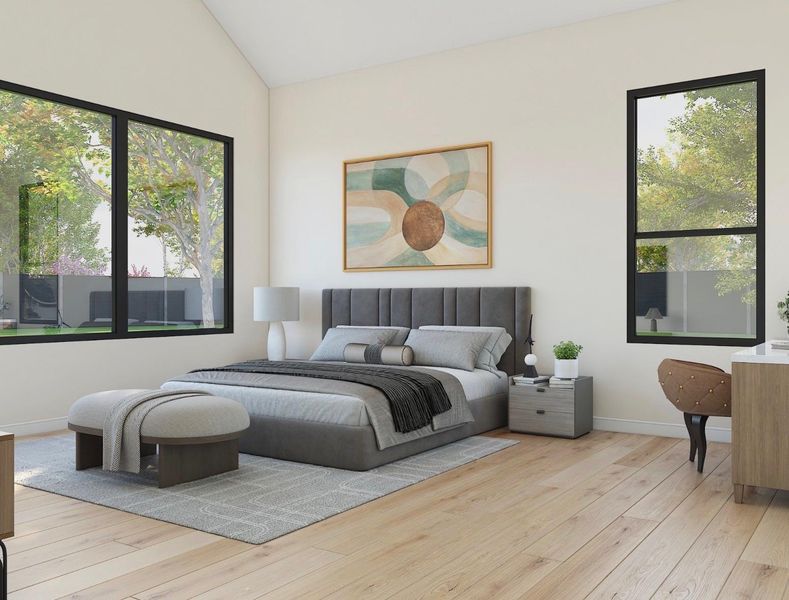 Furnished interior view inside a new home in , Houston (Image 16).