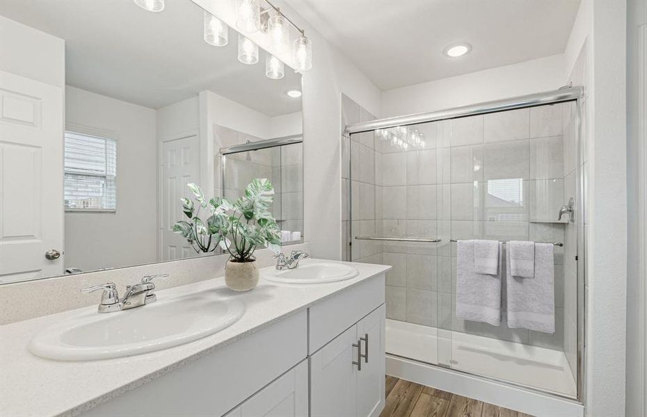 Owner's private bath *Model Representation*