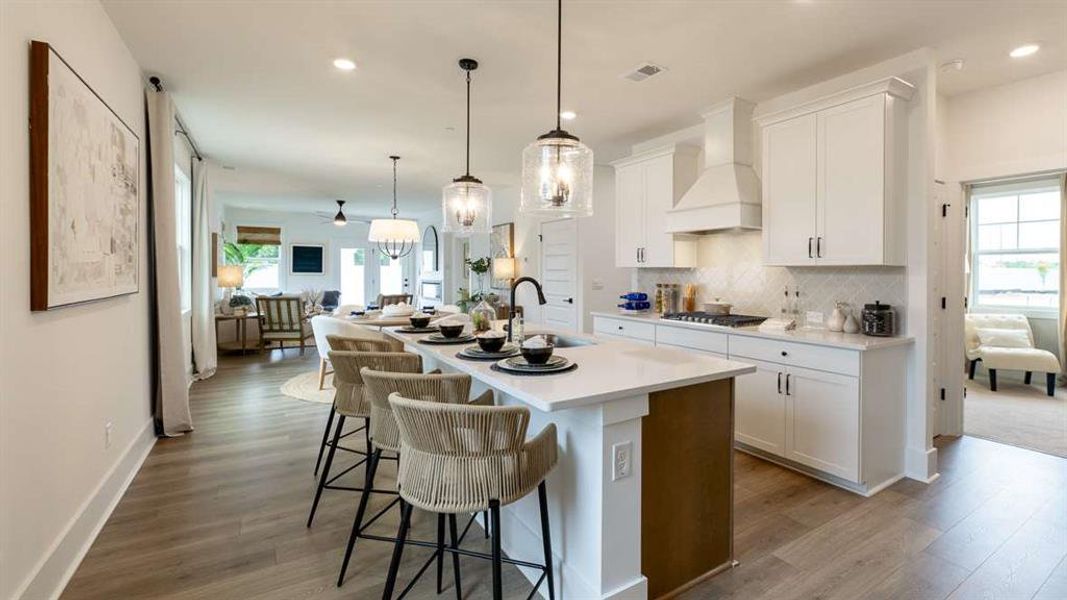 Furnished interior view inside a new home in The Village at Sandy Plains, Marietta (Image 17).