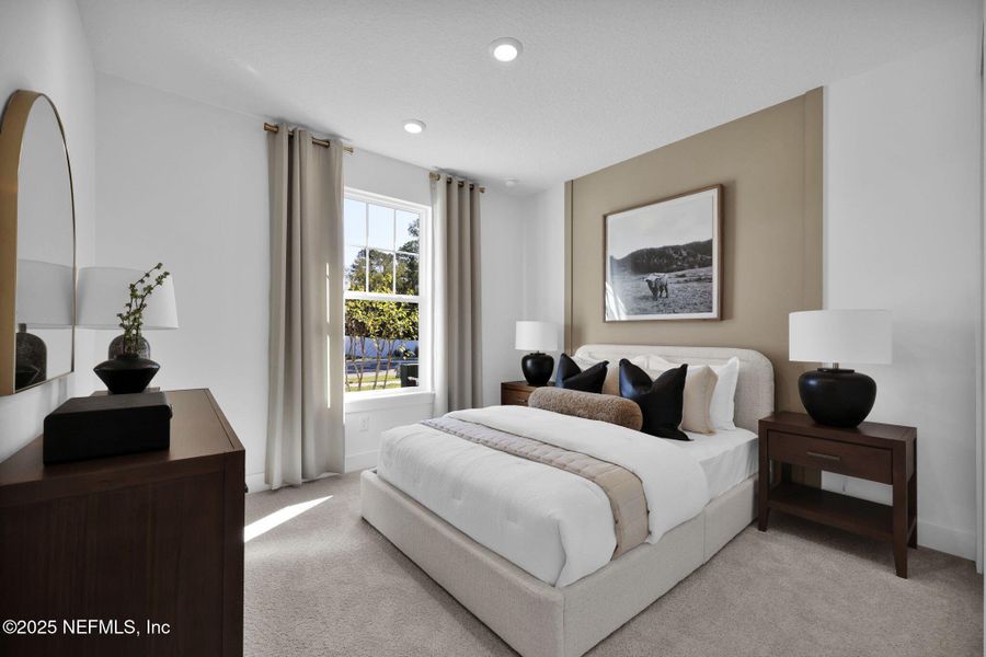 Furnished interior view inside a new home in Westerly Park at Wildlight, Yulee (Image 11).