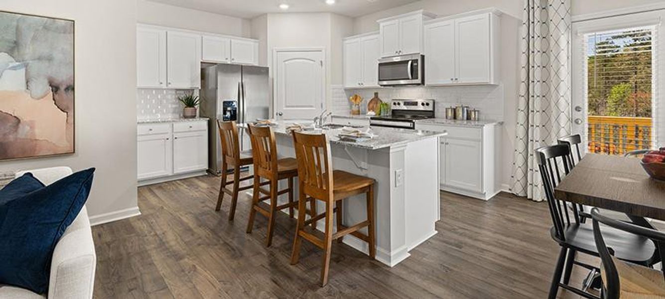 Furnished interior view inside a new home in Hughes Court, Dawsonville (Image 32).