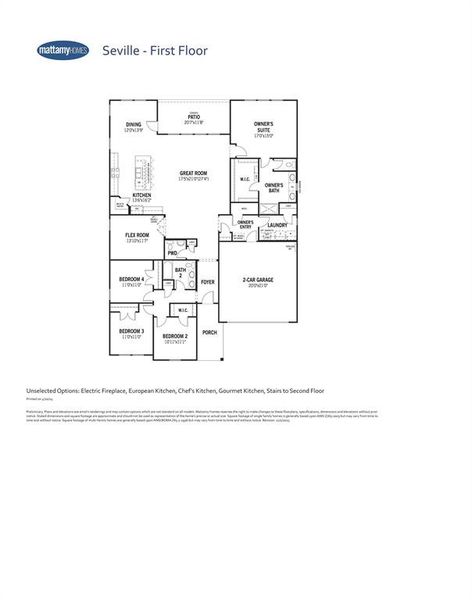 Seville Floor Plan