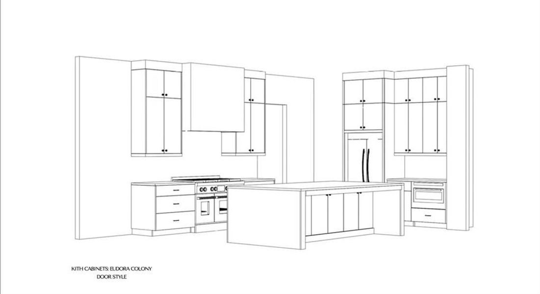 Exterior rendering of this home design in Aster, Roswell, GA (Image 4).