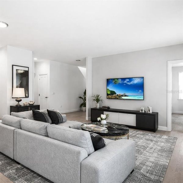 Furnished interior view inside a new home in Blue Diamond , Orlando (Image 55).