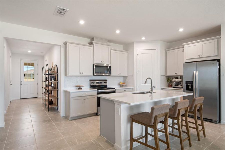 Furnished interior view inside a new home in Waterbrooke, Clermont (Image 19).