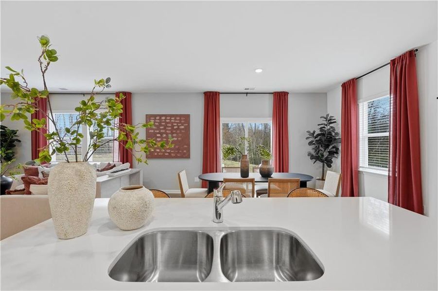 Furnished interior view inside a new home in Crossvine Village, LaGrange (Image 12).