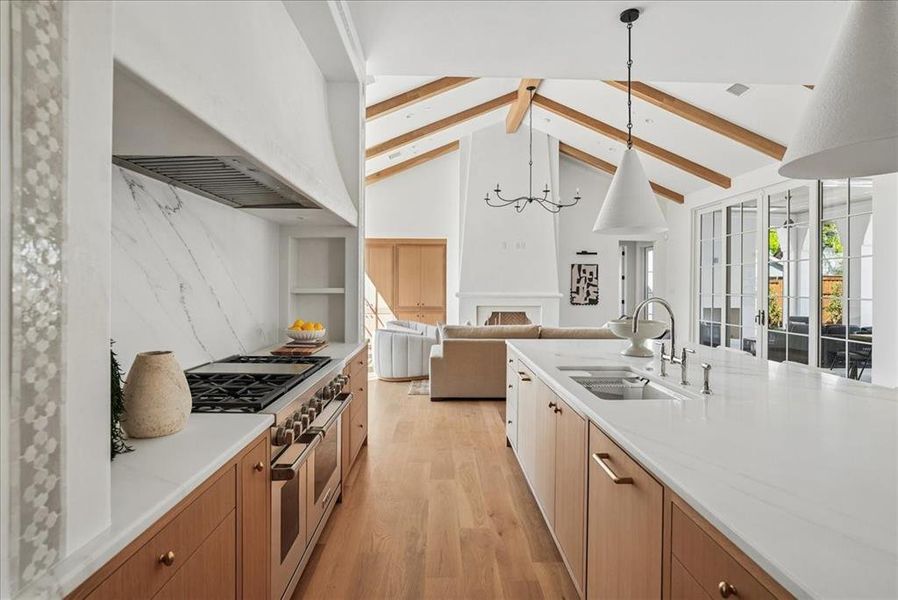 Furnished interior view inside a new home in , Dallas (Image 18).
