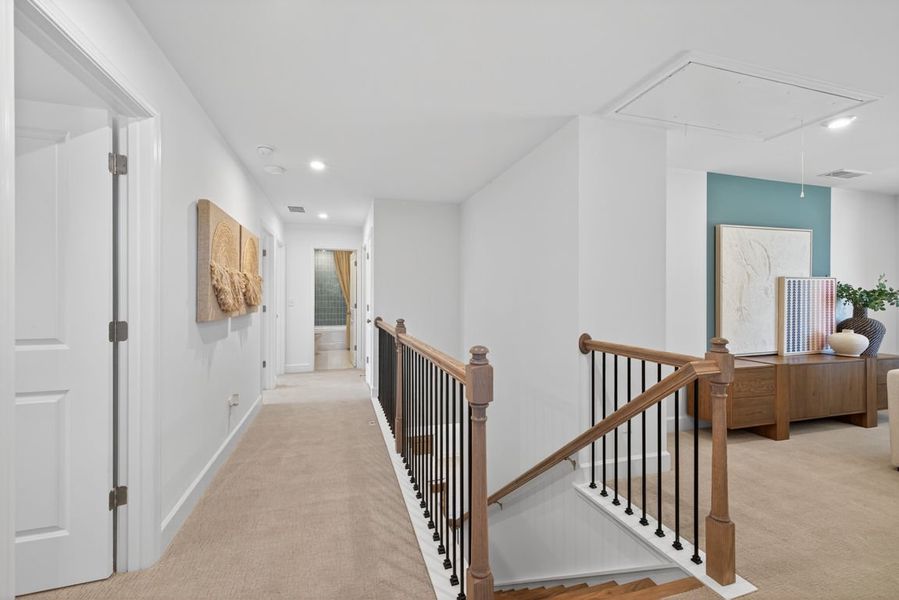 Image 65 representing the Hampton by Pulte Homes in Watermist at Mirror Lake, Villa Rica, GA.