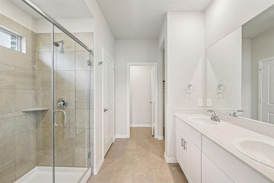 Furnished interior view inside a new home in Trails of Lavon - Signature Series, Lavon (Image 19).