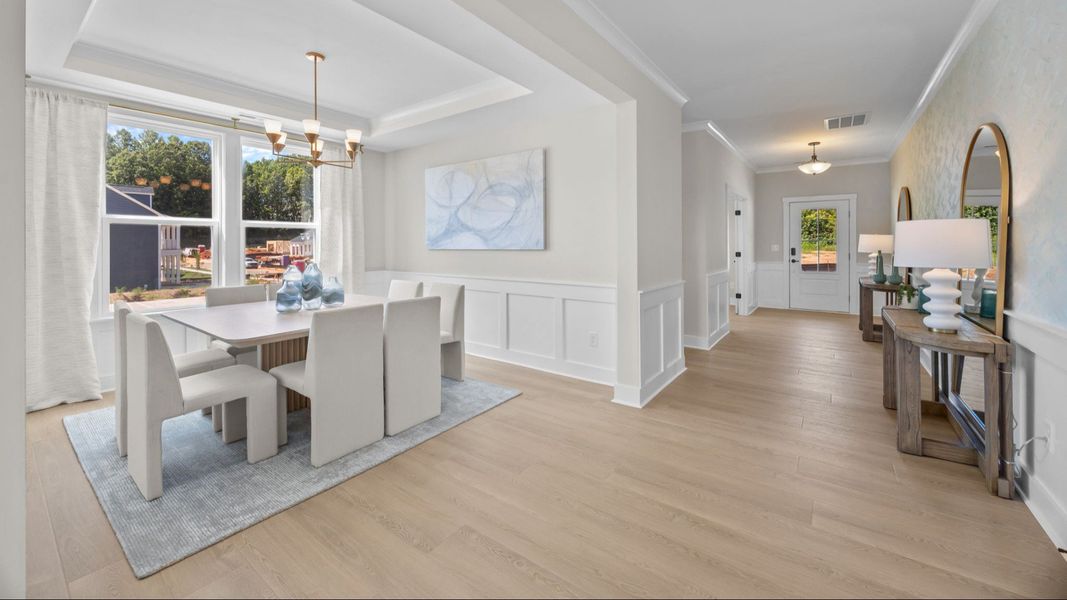 The Jordan Plan by DRB Homes in McBride Indian Trail, NC - Dining