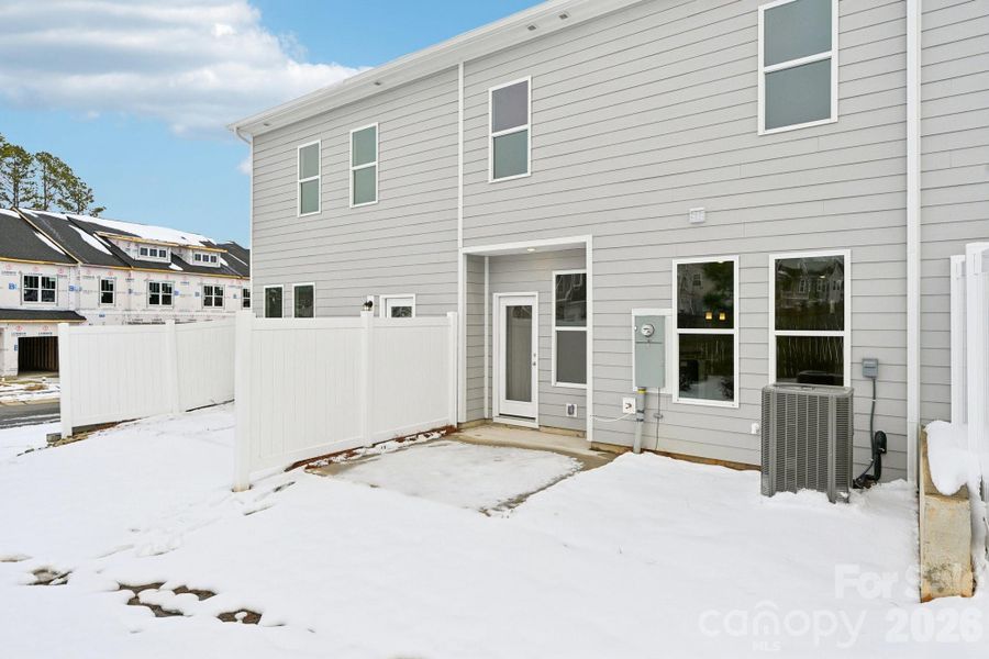 Exterior details and patio area of a home in Ruby Dixon Crossing, Gastonia (Image 21).