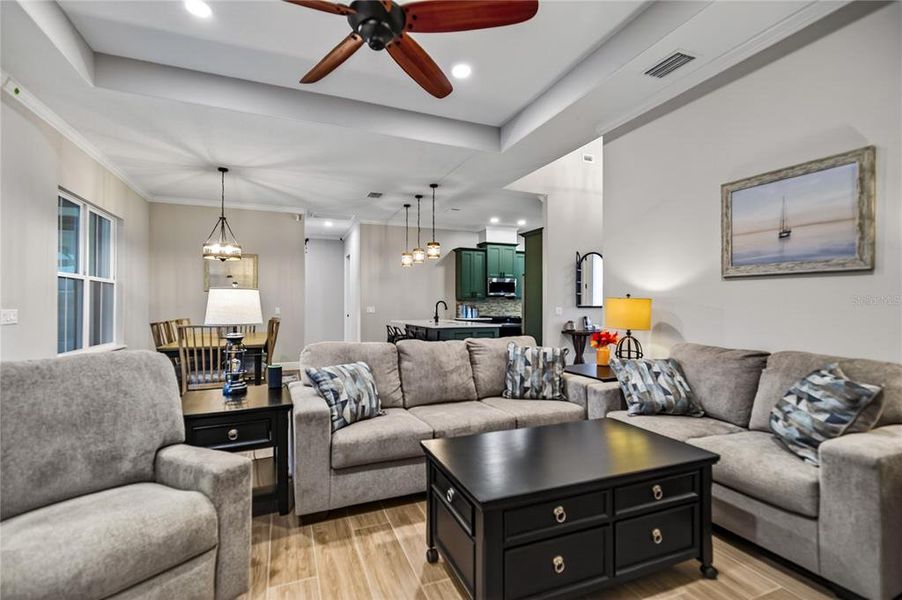 Furnished interior view inside a new home in , Umatilla (Image 8). Furnished interior view inside a new home in , Umatilla (Image 8).